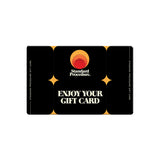 Black Standard Procedure digital gift card with sunset logo and Enjoy Your Gift Card text.