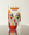 Standard Procedure Travel Pack with SPF 50 Sunscreen and Aloe Vera Gel travel tubes in a retro gift box.