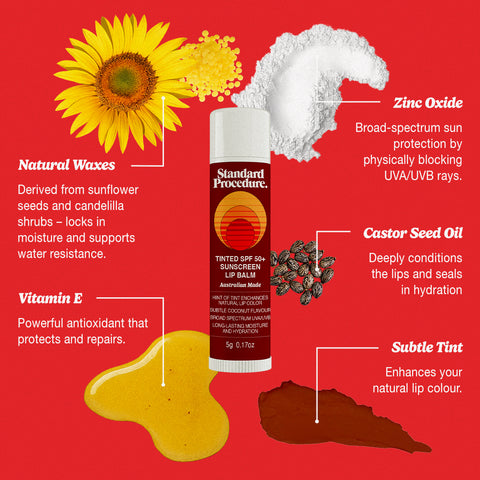 Tinted SPF 50+ Sunscreen Lip Balm
