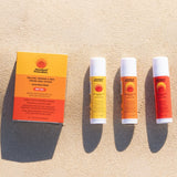 Zinc Sunscreen Sticks SPF 50+: Yellow, Orange & Red