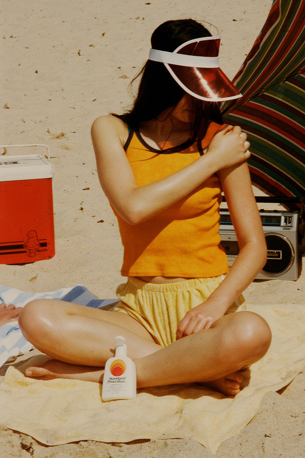 SPF 50+ Sunscreen Lotion Bottle